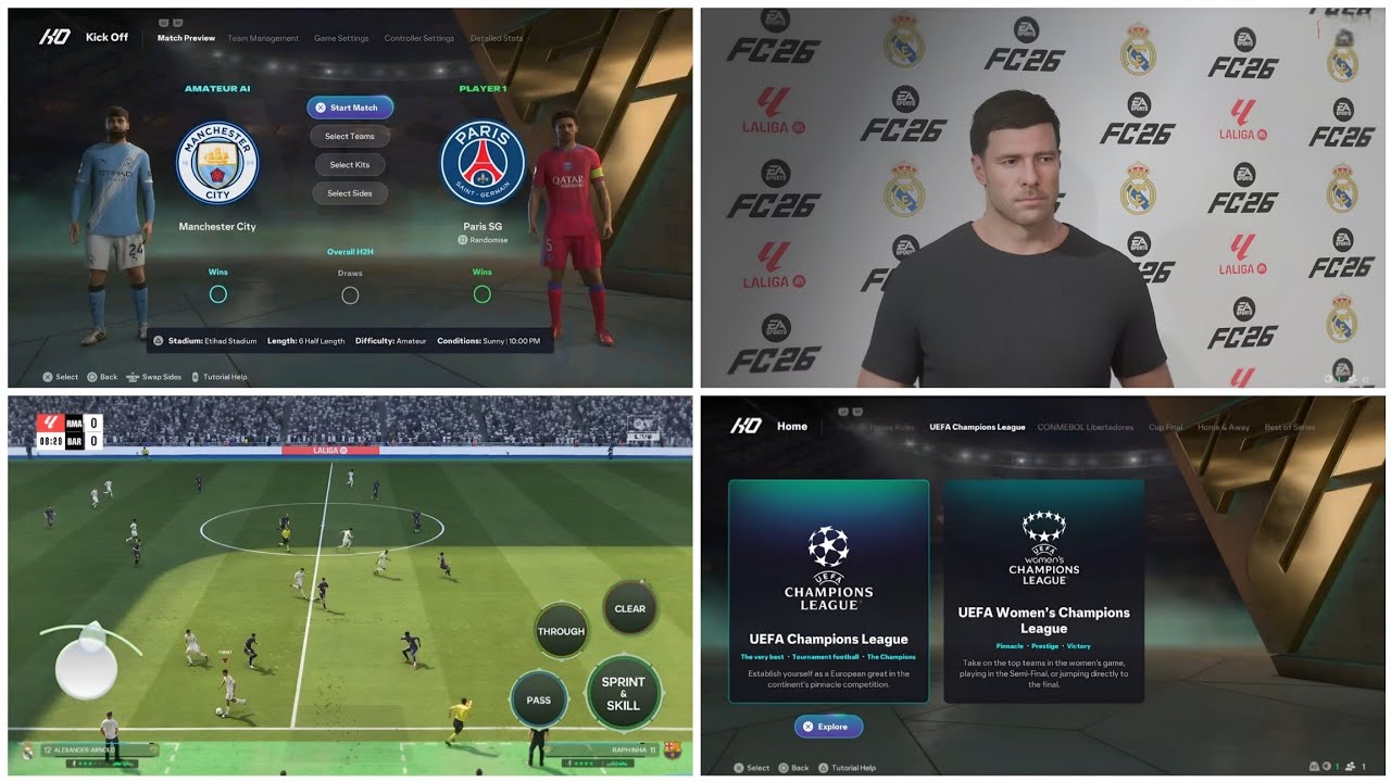 FIFA 16 MOD FC 26 Android Mobile Offline Career Mode PS5 MOD [Apk+obb+data] Лучшая графика
