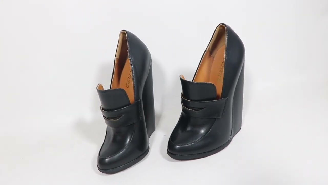 Sorbern High Arch Wedge Women Pump Slip On Fetish Shoes Unisex Styles Custom Colors