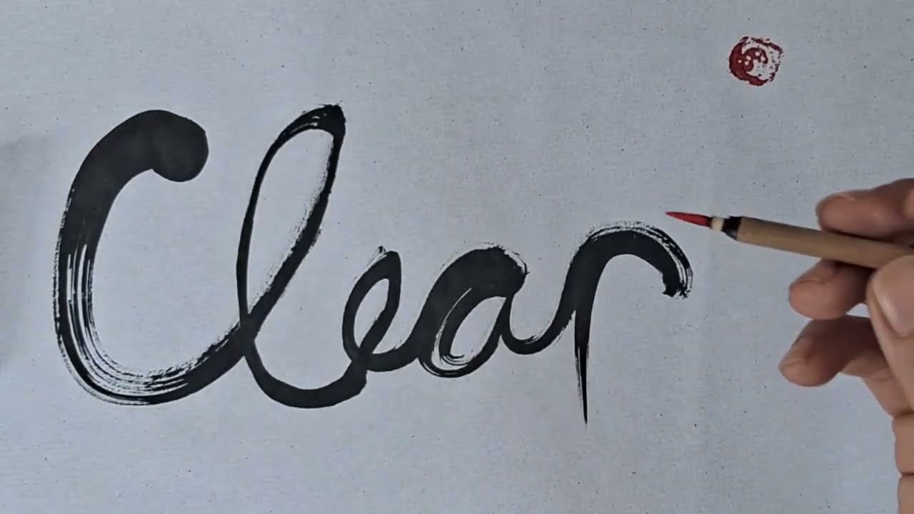 Calligraphy Art for Mindfulness Practice