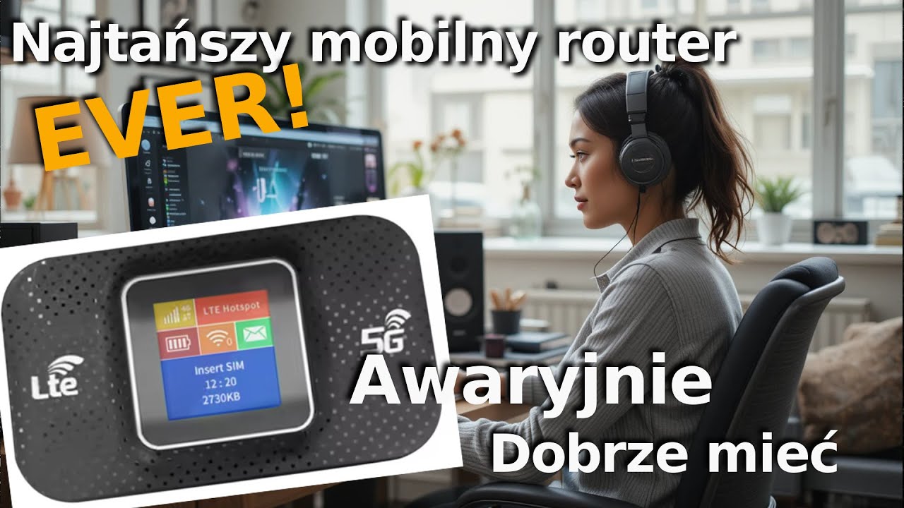 Najtańszy router mobilny jaki można kupić! Nowy. Chińskie routery. Warto mieć go awaryjnie!