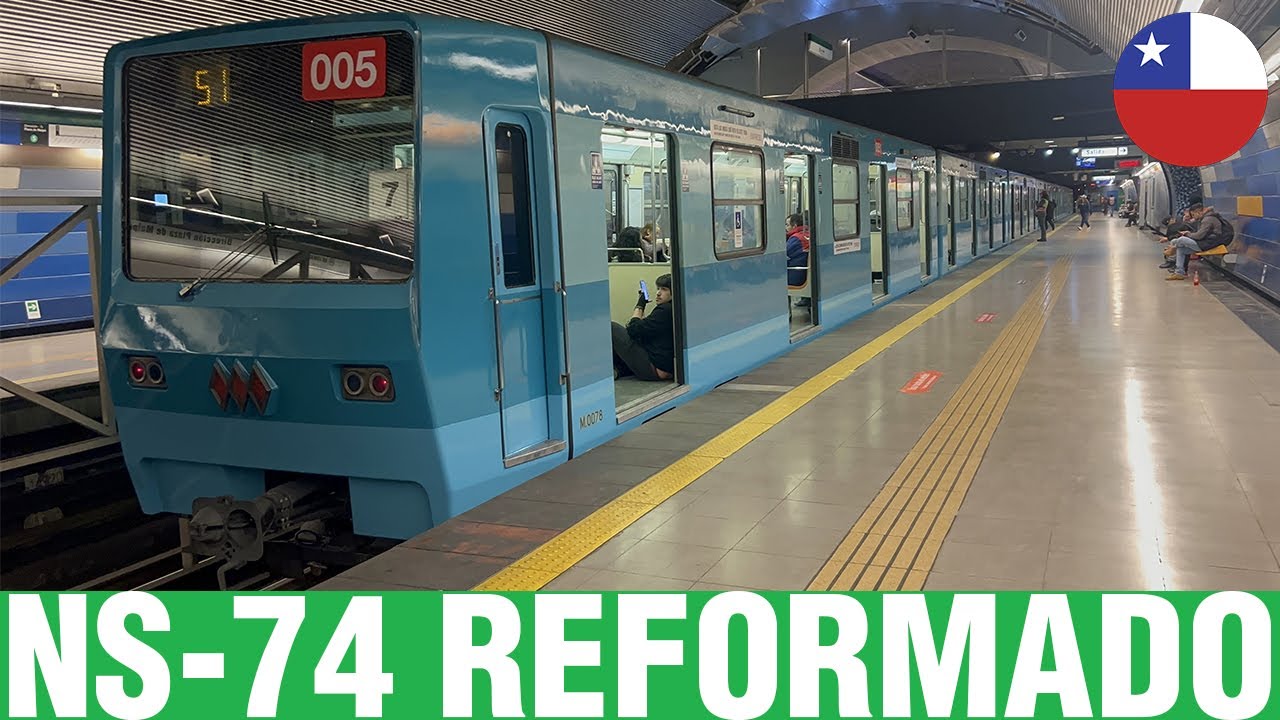 Metro De Santiago | Decimo Sexto Tren NS-74 Reformado