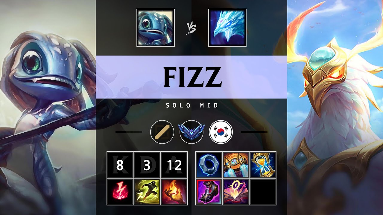 Fizz Mid vs Anivia - KR Diamond Patch 25.16
