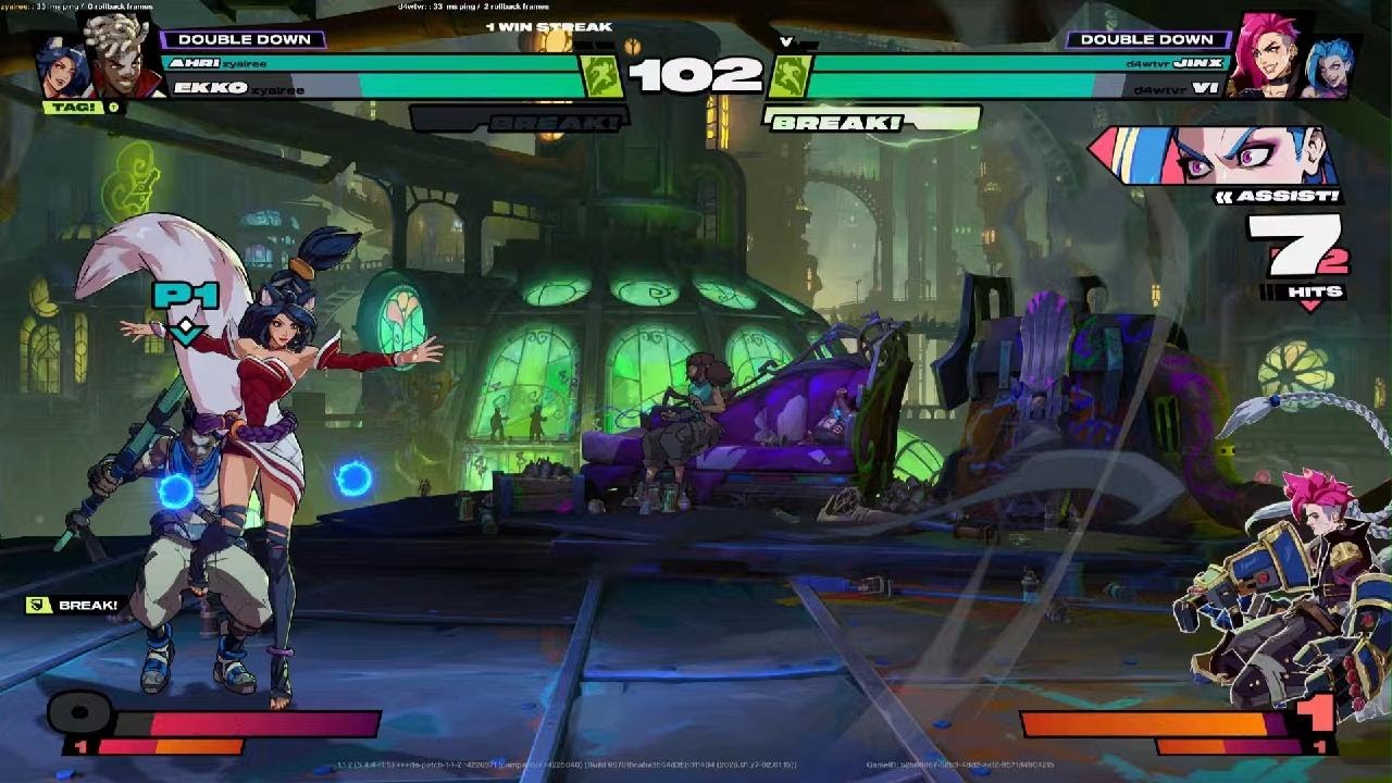 1 hour of mid 2xko runs
