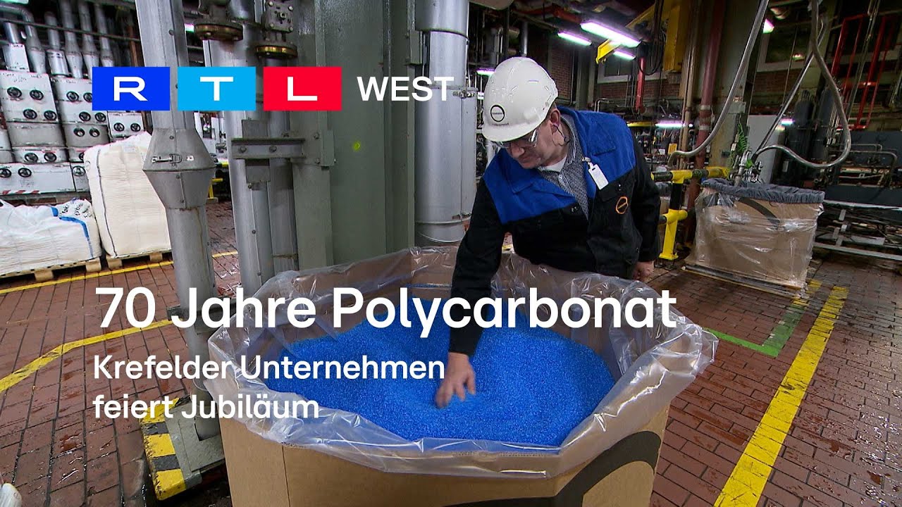 70 Jahre Polycarbonat: Krefelder Unternehmen feiert Jubiläum | RTL WEST, 16.10.2023