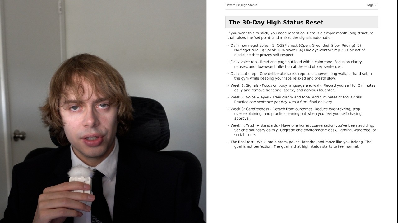 How To Become High Status
