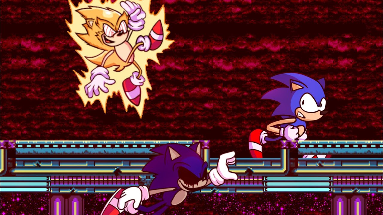 Prey but Sonic.Exe Fleetway and Sonic Sings It (Friday Night Funkin Sonic.Exe Cover)