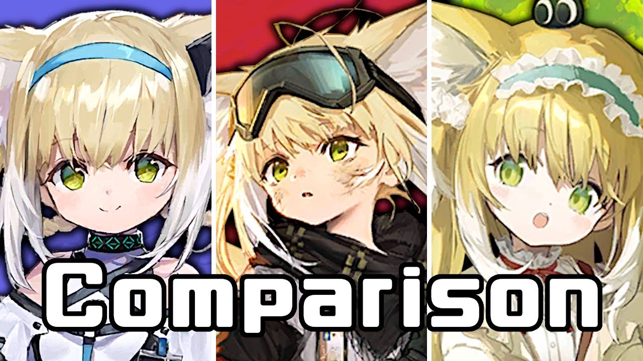 Suzuran Comparison | Arknights/明日方舟 スズランのアニメーション比較