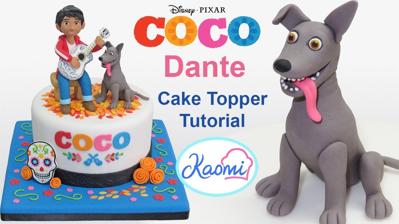 COCO Cake Topper: DANTE / Cómo hacer a DANTE (Coco Disney Pixar)