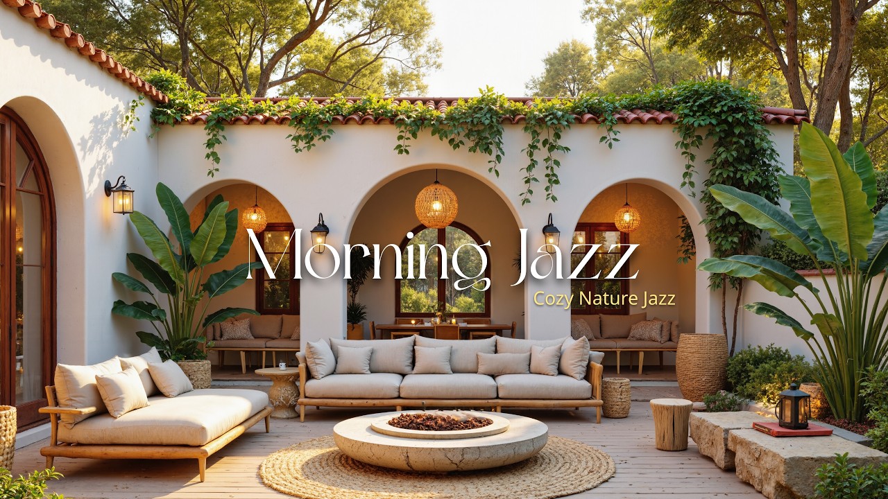 Relaxing Morning Jazz at Cozy Corner Coffee Shop ☕ Smooth Jazz Music for Work, Study & Happy Mood