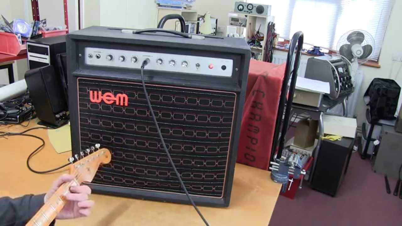 WEM Dominator Mk3 (1977) Service and Circuit description. Sound test.