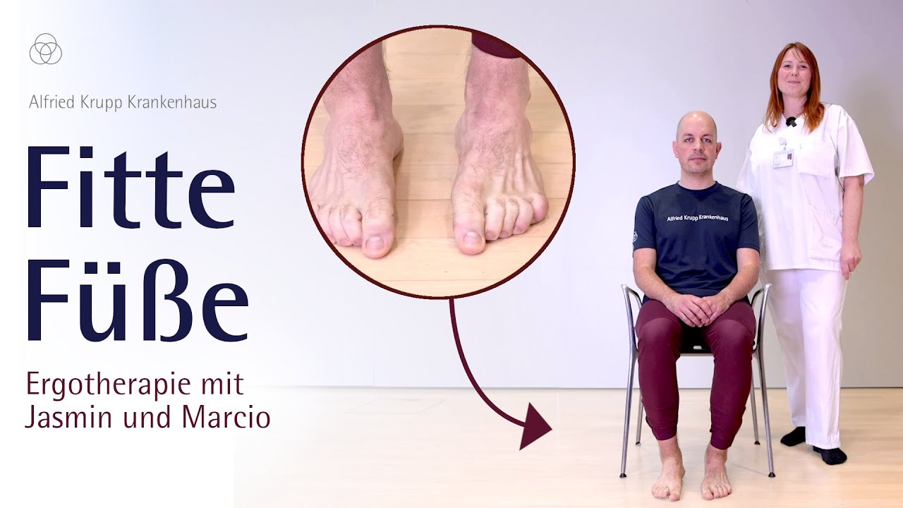Ergotherapie: Übungen für die Füße (Teil 1)