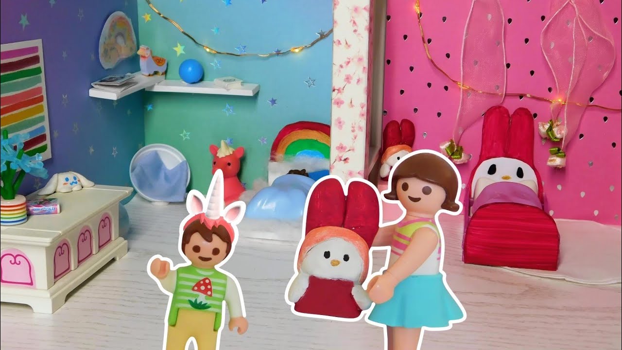 Neue Kinderzimmer für Amelie und Paula! -Pimp my Playmobil |Playmobil Film deutsch /Familie Neumann