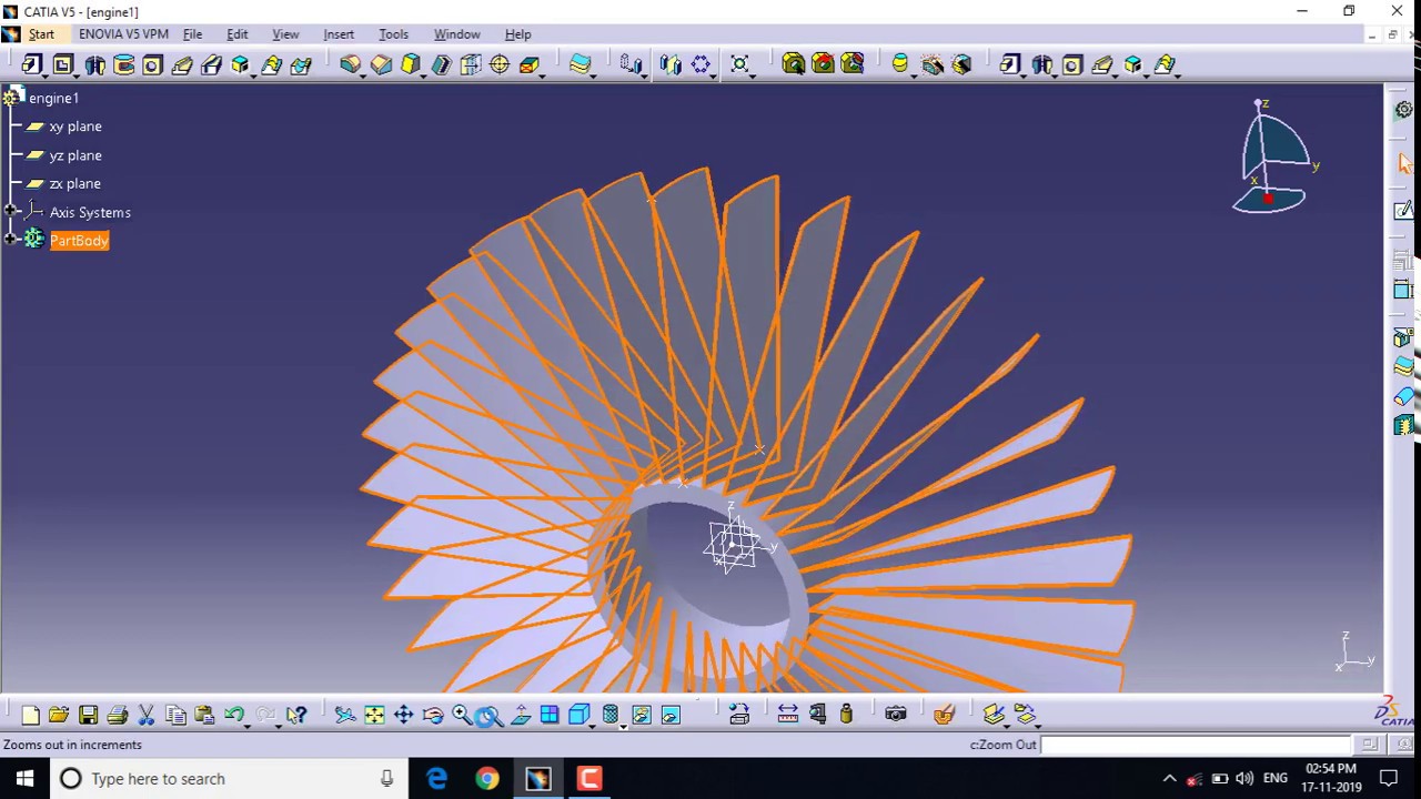 catia v5 turbofan engine tutorial | EngDes