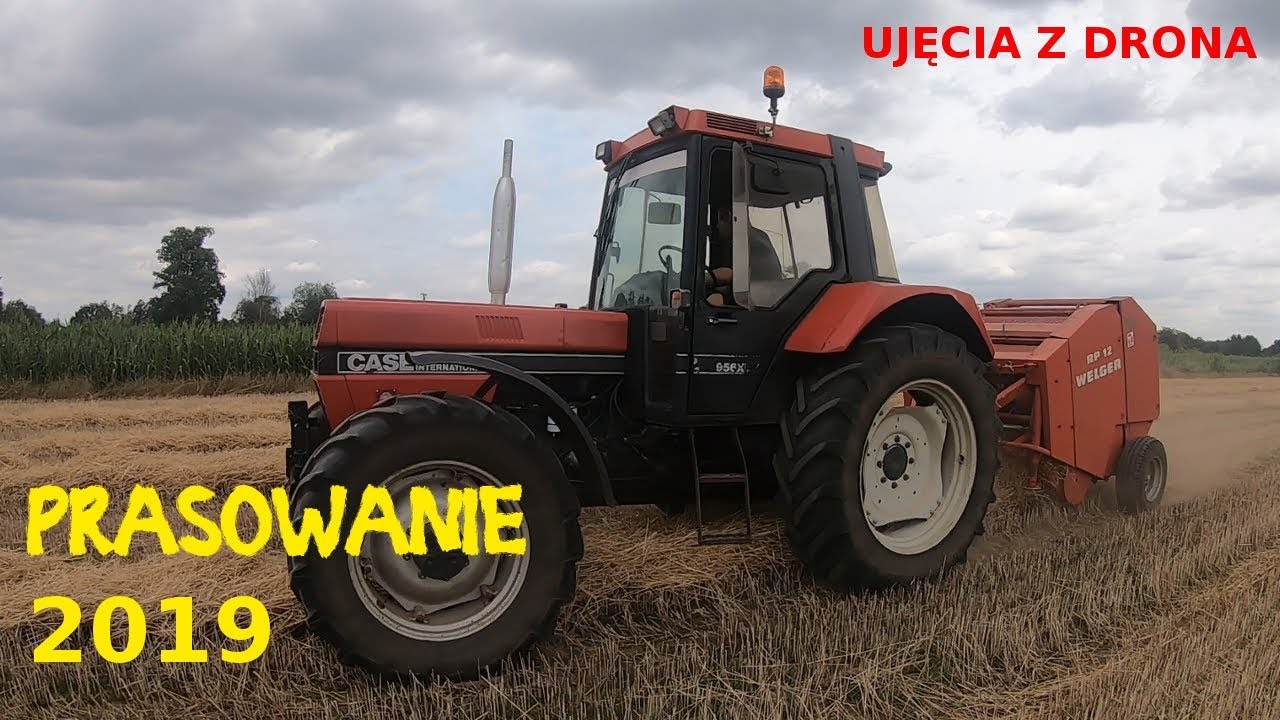 Prasowanie 2019 | Case 956xl & Welger Rp12 | Dron