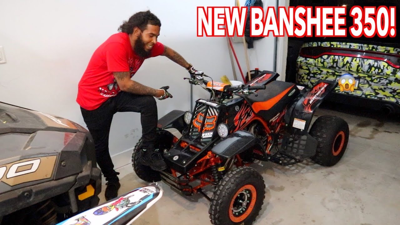 MANNY GETS A NEW QUAD ! (BANSHEE 350 ! ) | BRAAP VLOGS