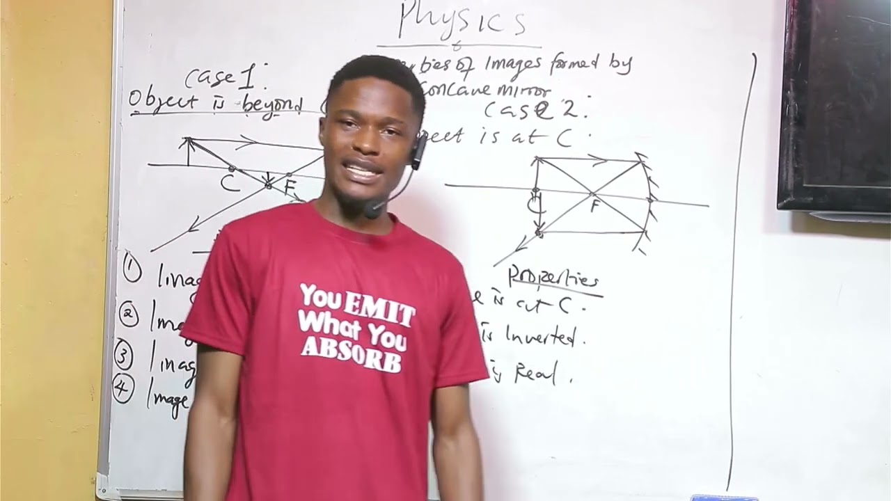 Properties of images formed by the concave mirror -Emmanuel Prime||MYDREAMSACADEMY