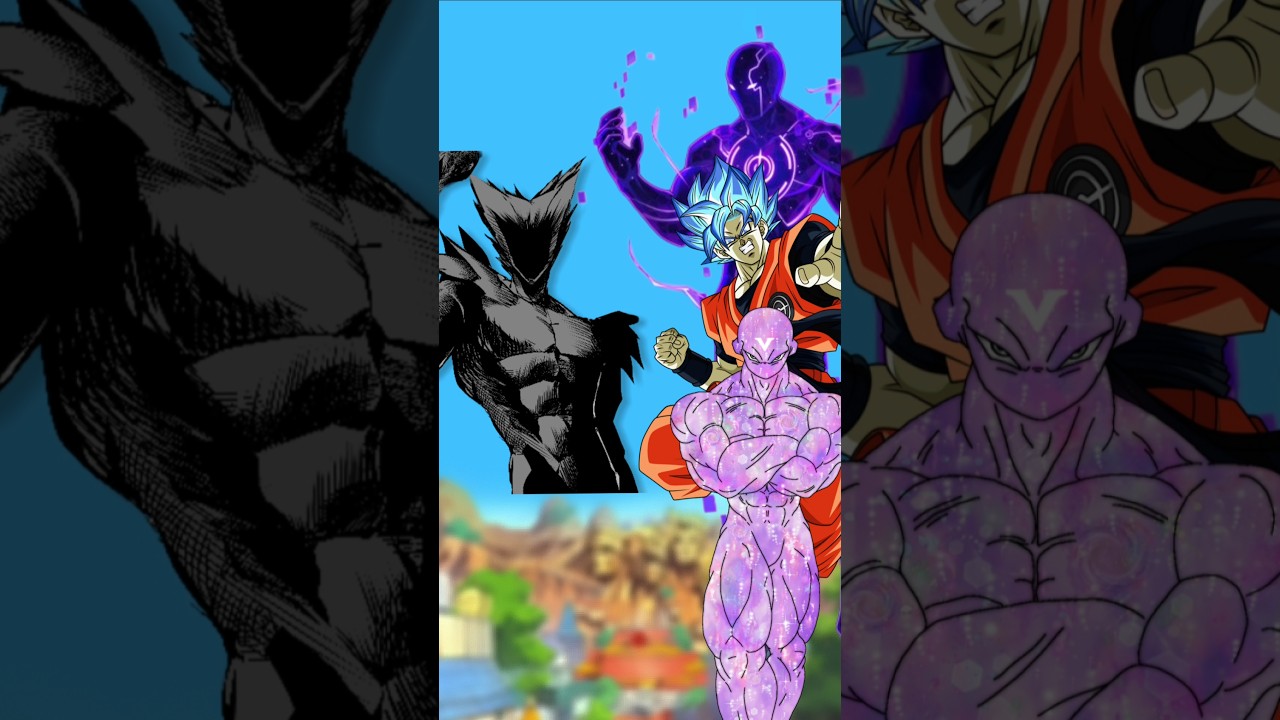 Goku Saitama and Zeno vs Garou(Terra3) | #whoisstrongest #garou #saitama #goku #dbz #onepunchman