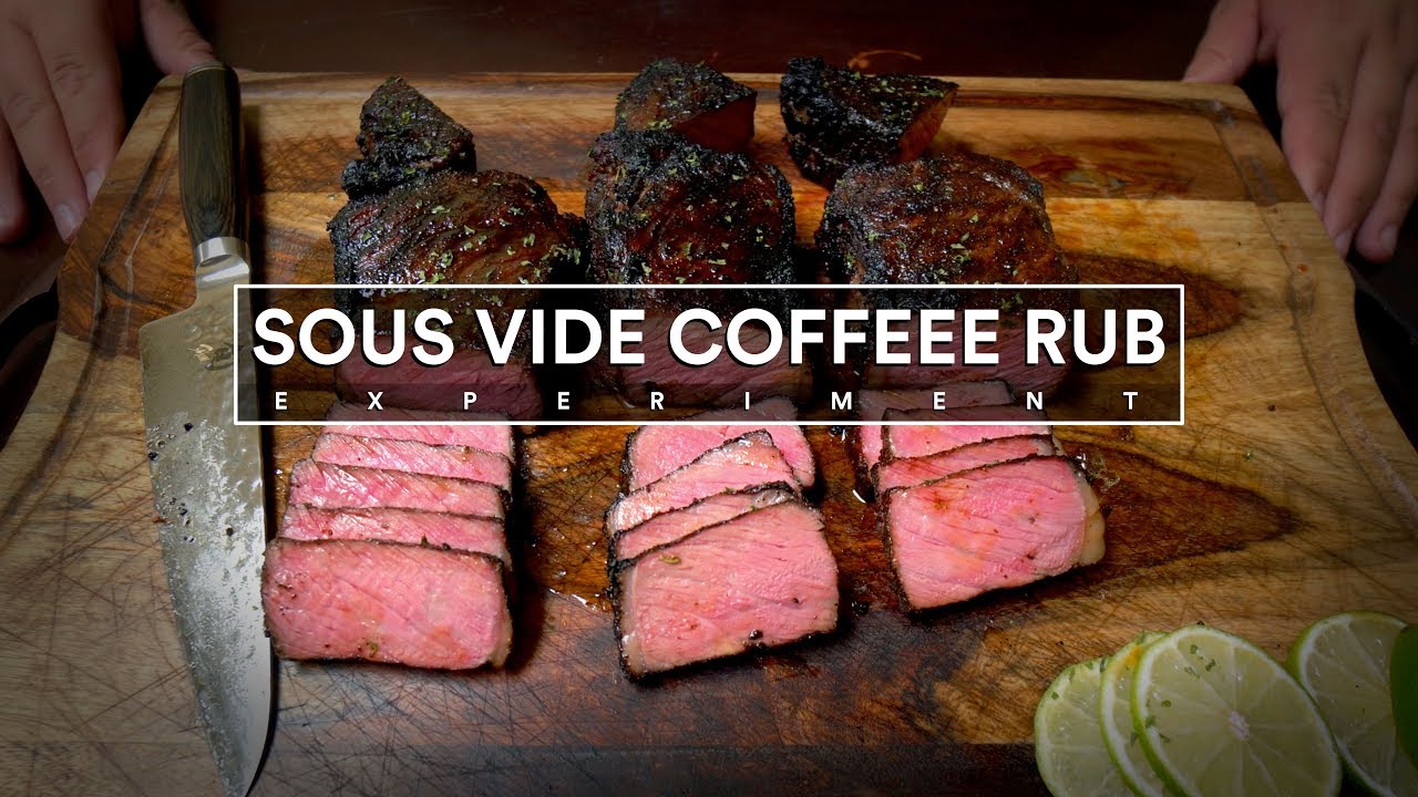 Sous Vide COFFEE RUB Steak Experiment!