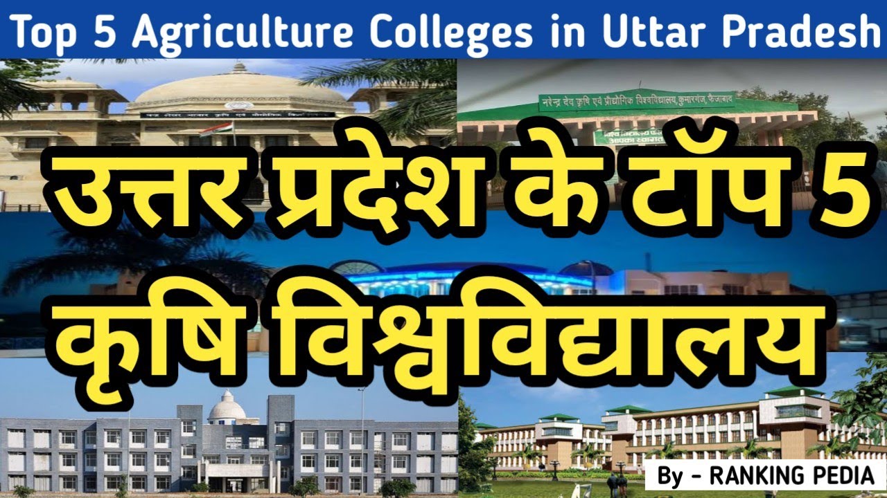 Top 5 Agriculture Universities in Uttar Pradesh | Best Agriculture & Allied Science colleges in UP