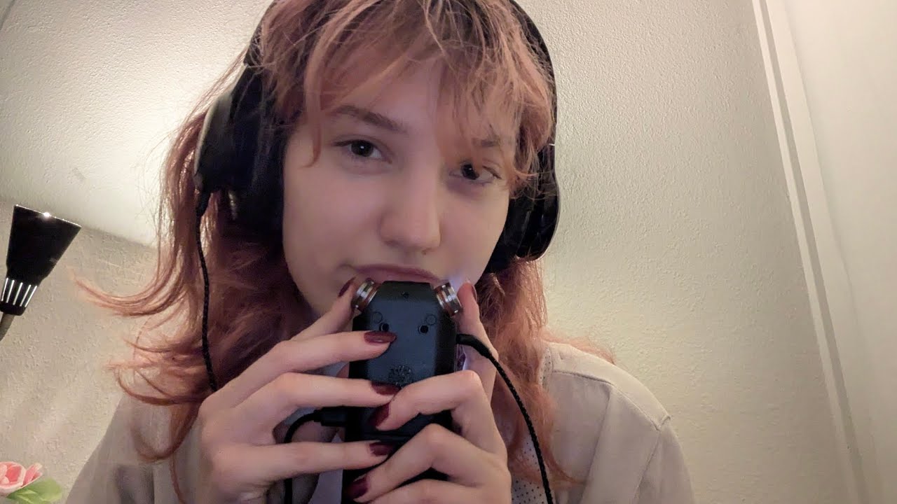 tascam mic touching, scratching and tapping + yapping even though I said I would be quiet ASMR