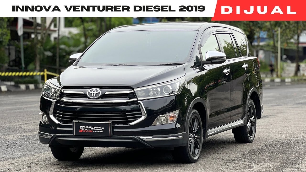 DIJUAL TOYOTA INNOVA VENTURER DIESEL 2GD 2019 A/T , MOBIL KELUARGA PALING TEPAT