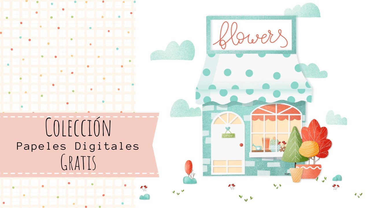 Colección 🌸 GRATUITA 😱😱😱 de PAPELES DIGITALES DE SCRAP💕