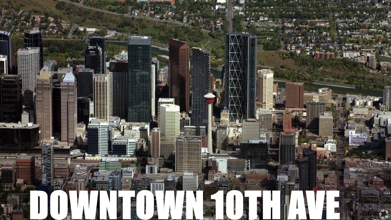 DOWNTOWN NIGHT LIFE CALGARY YYC (10th AV STRIP)