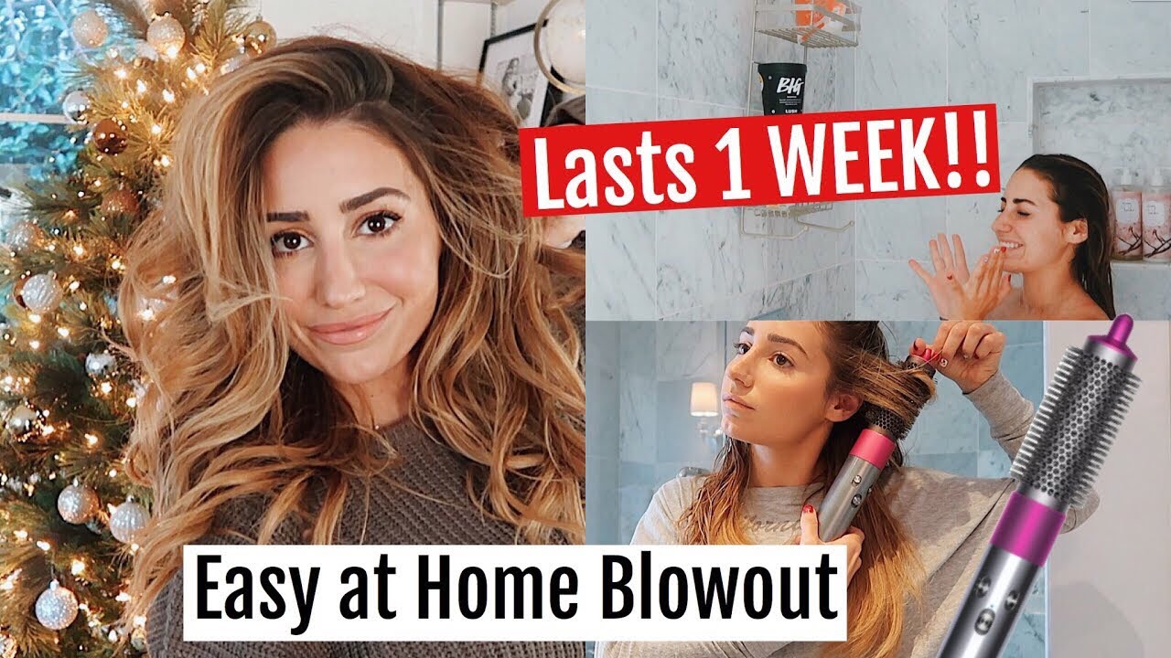 My at Home Blowout Using Dyson Airwrap