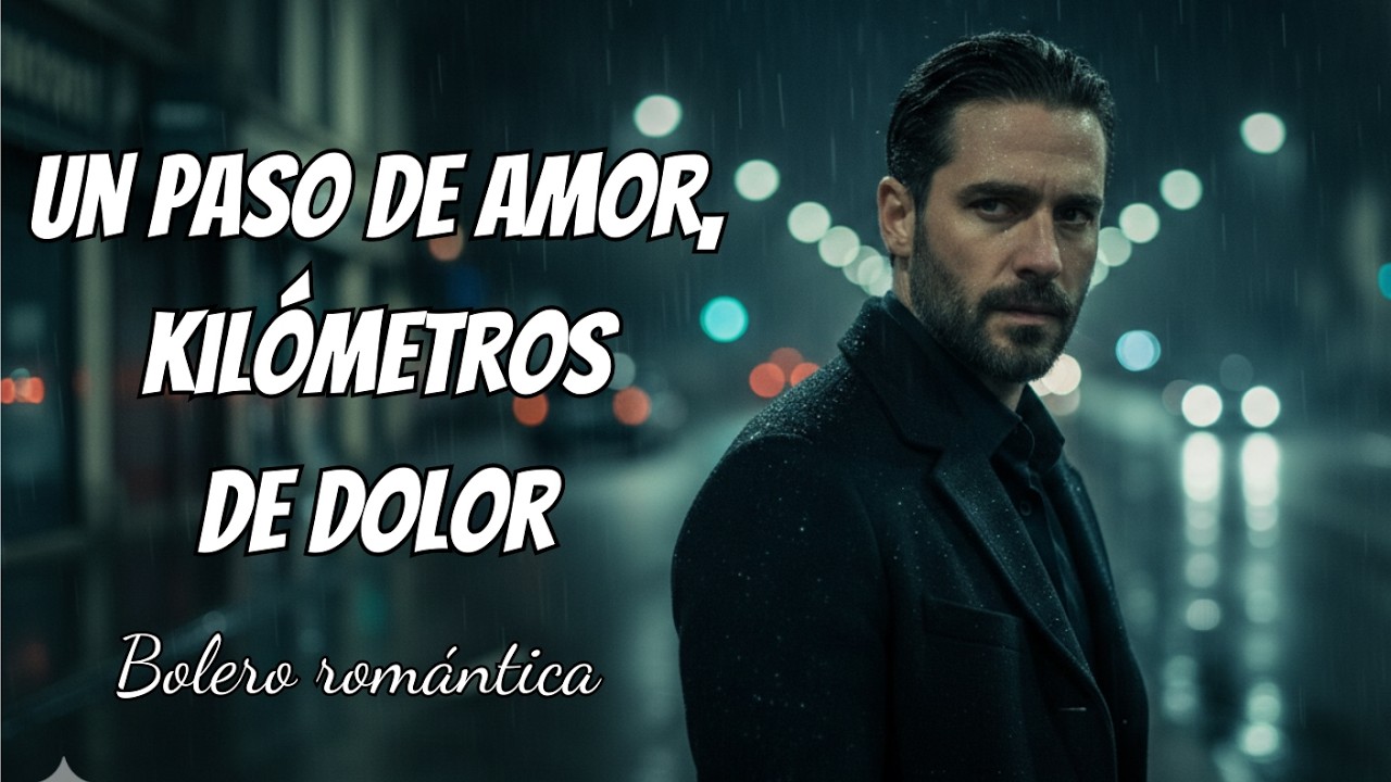 Un Paso de Amor, Kilómetros de Dolor | Bolero Romántico | Canción de Desamor #bolero #musica #amor