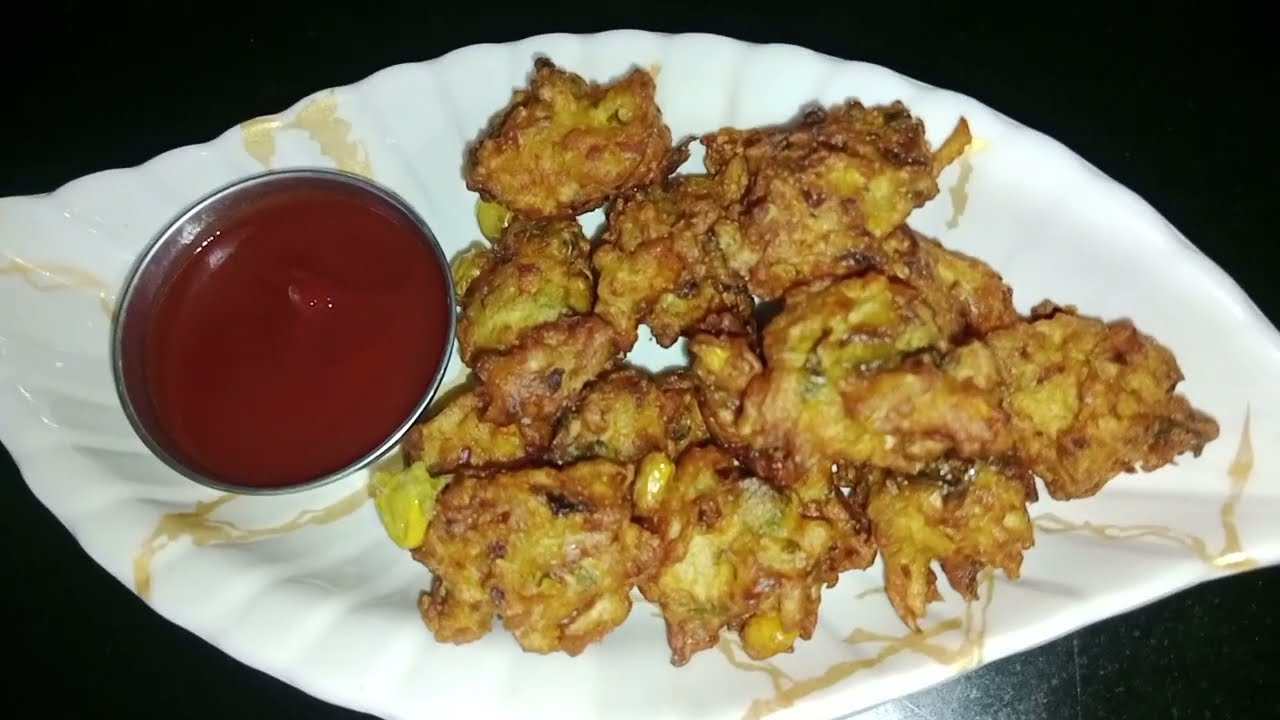 Sweet corn pakode | स्वीट कॉर्न पकोड़े | kyese banaye स्वीट कॉर्न पकोड़े | roshni food & vlogs 