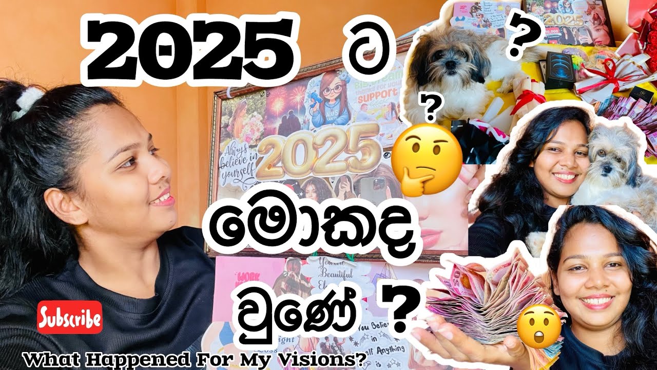 2025 ට මොකද වුණේ😲🤔2025 මම මොකද කරේ|How I spend2025|what happened For my Visions