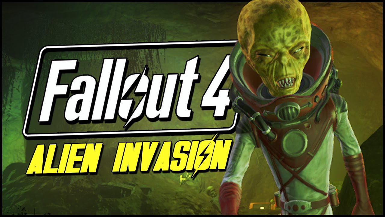 Fallout 4 Funny Moments | ALIEN BLASTER & UFO EASTER EGG!