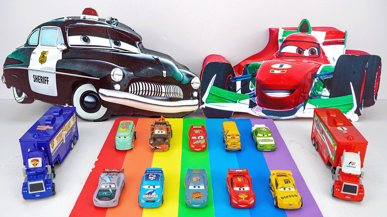 Disney Pixar Cars Unboxing Review | Lightning McQueen, Mack, Doc Hudson, Chick Hicks, Snot Rod