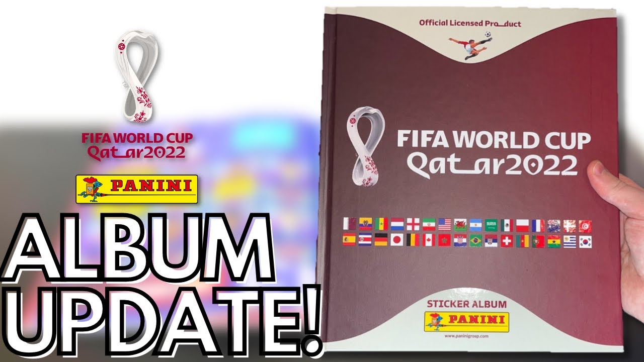 PANINI WORLD CUP STICKER ALBUM UPDATE! | PANINI FIFA WORLD CUP 2022 QATAR STICKER COLLECTION!