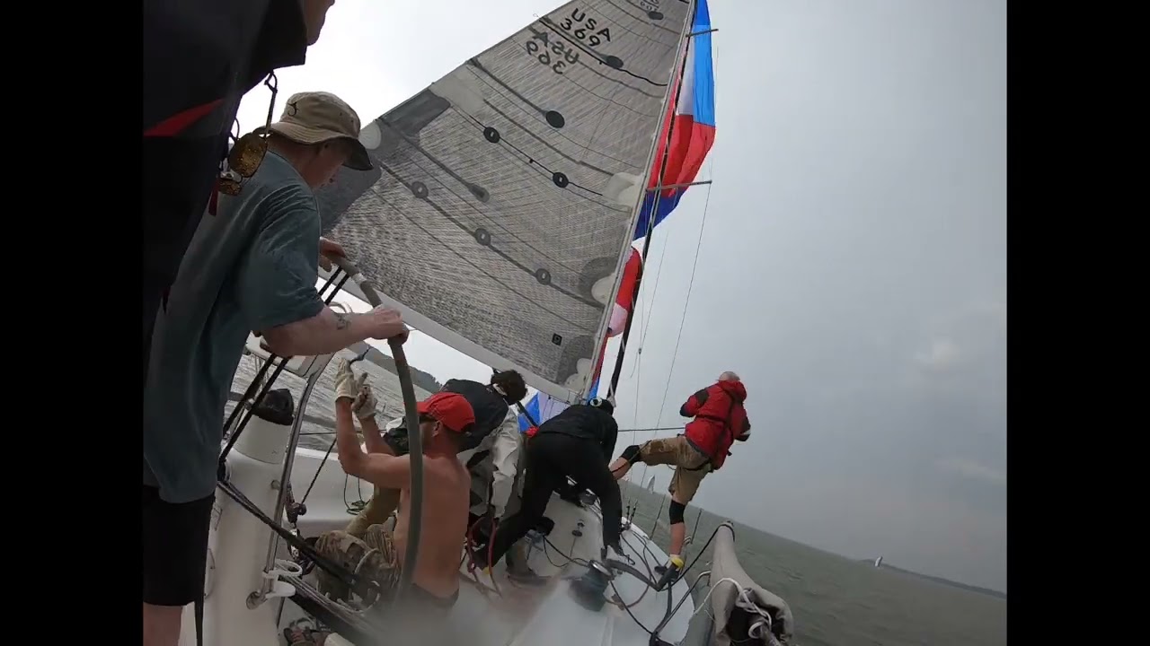 Jibe in Shifty Winds