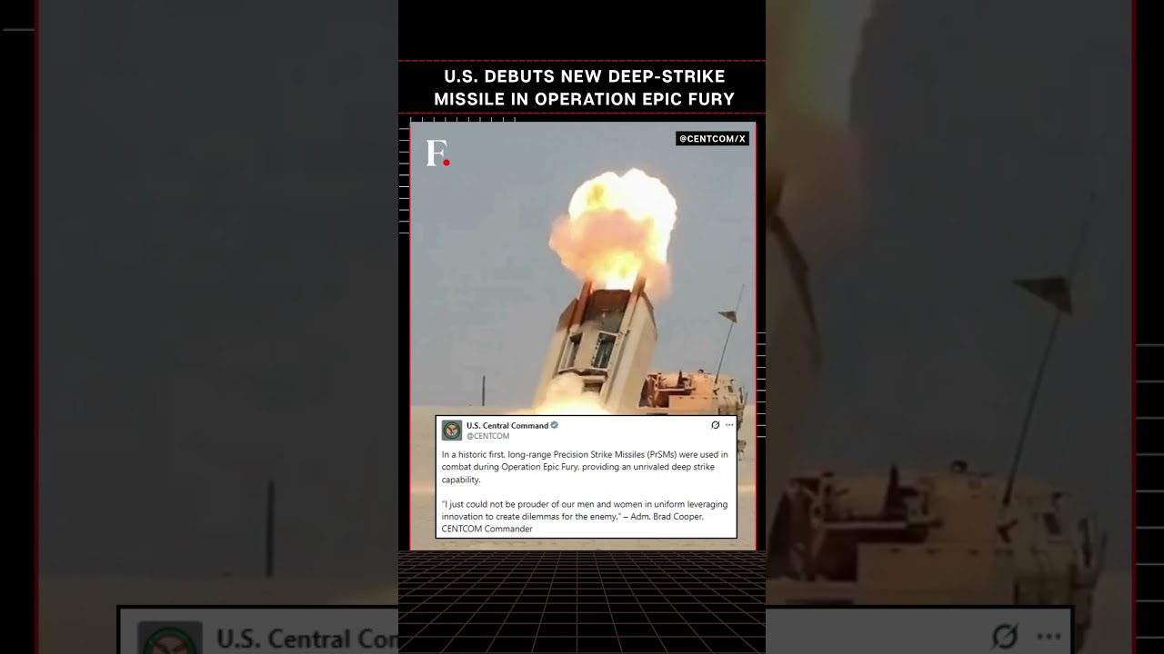 #FirstpostNews: U.S. Debuts New PrSM Deep-Strike Missile in Operation Epic Fury | N18G