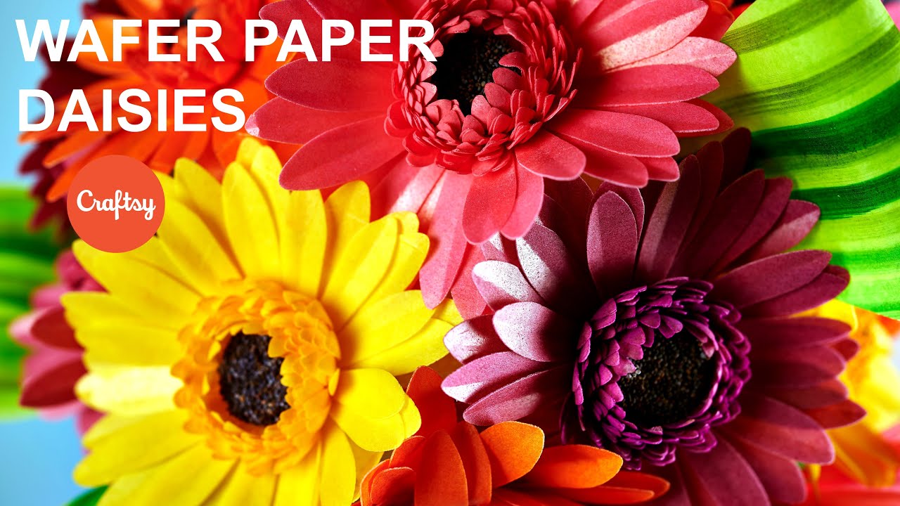 Make a Wafer Paper Daisy | Cake Decorating Tutorial with Kara Andretta