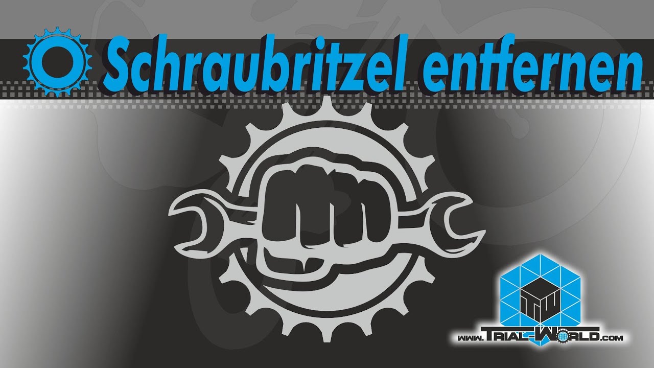 Schraubritzel entfernen