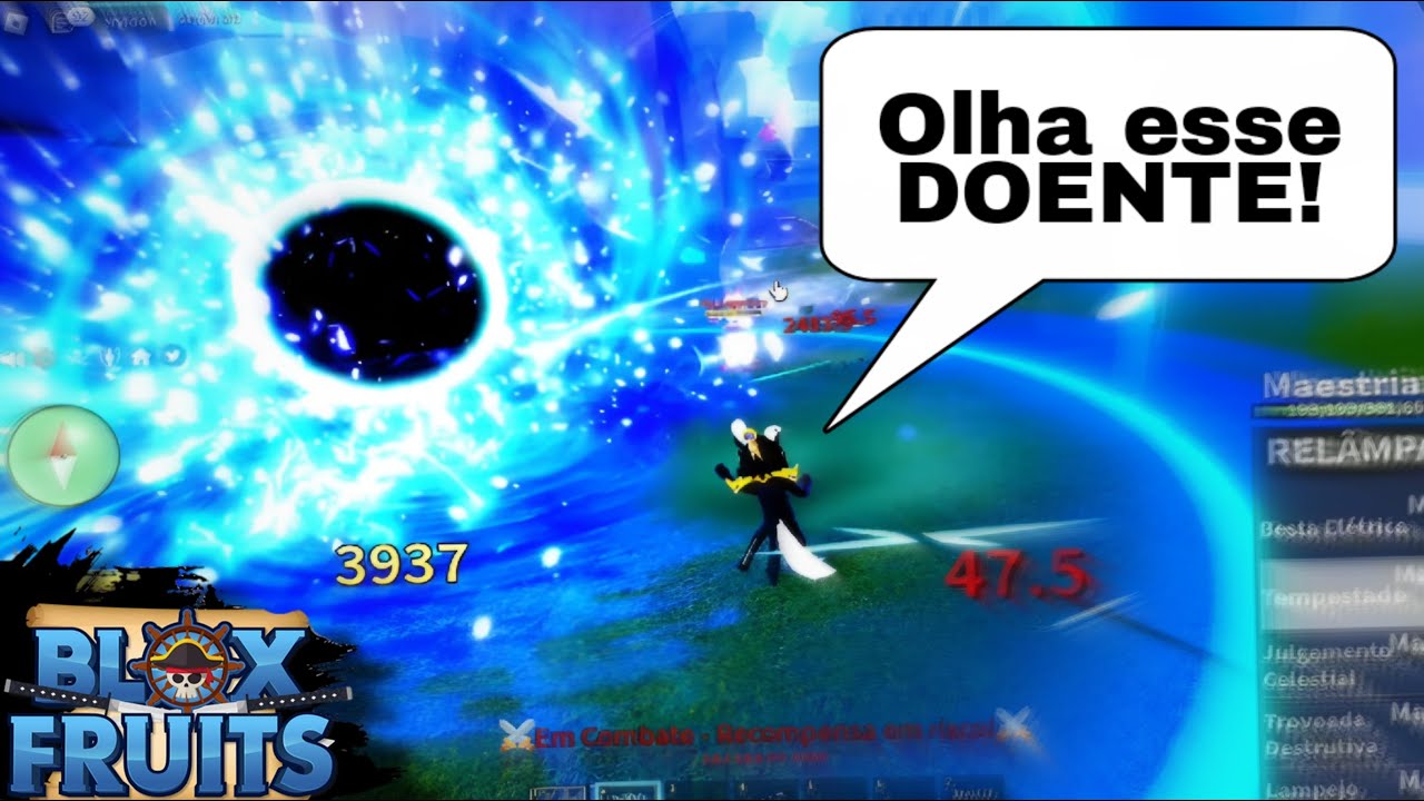Nunca Fiquei tão BRAVO Jogando Bloxfruits