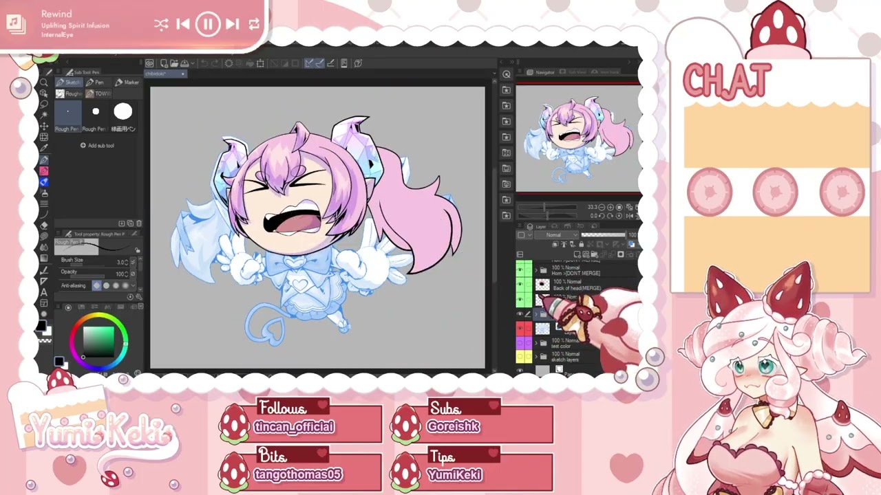 Workin on the body and twin tails next ^w^[VOD]
