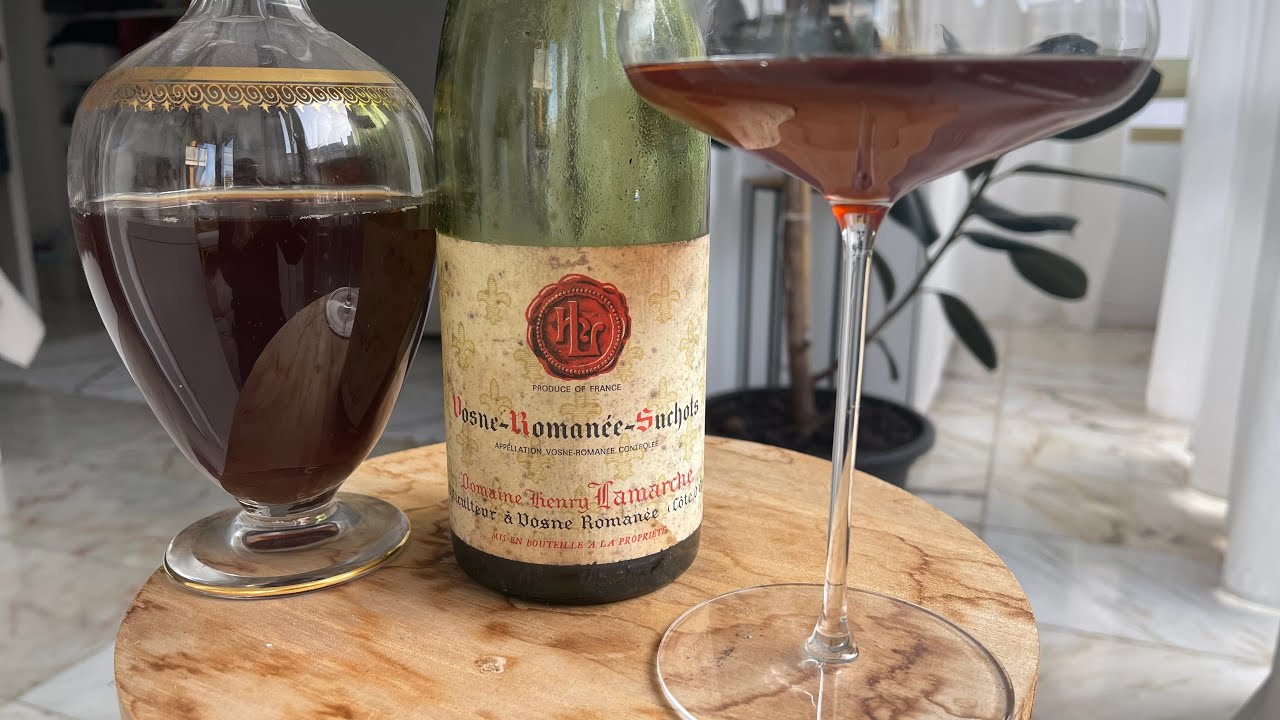 Premier cru de Vosne-Romanée 1979 les Suchots, Henry Lamarche, dégusté le 27 janvier 2024