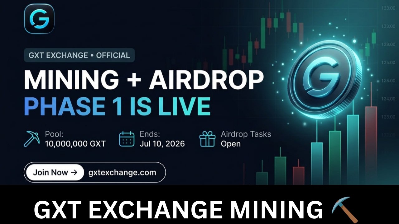 Майнинг в рамках аирдропа GXT Exchange скоро заканчивается, успейте занять свое место