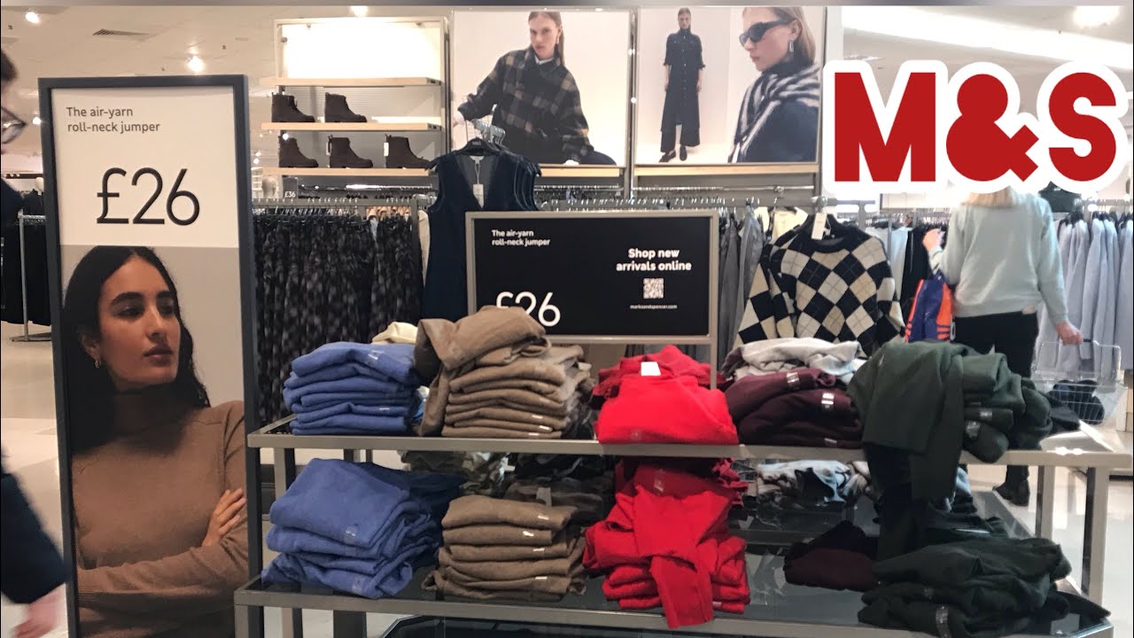 MARKS AND SPENCER NEW WINTER ARRIVALS WOMENSWEAR UK