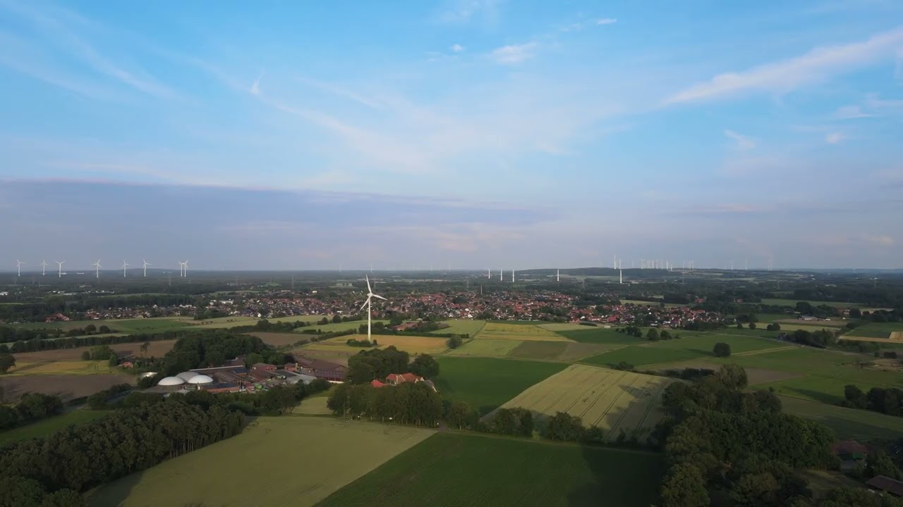 Blick vom Str&ouml;nfeld aus, auf Metelen