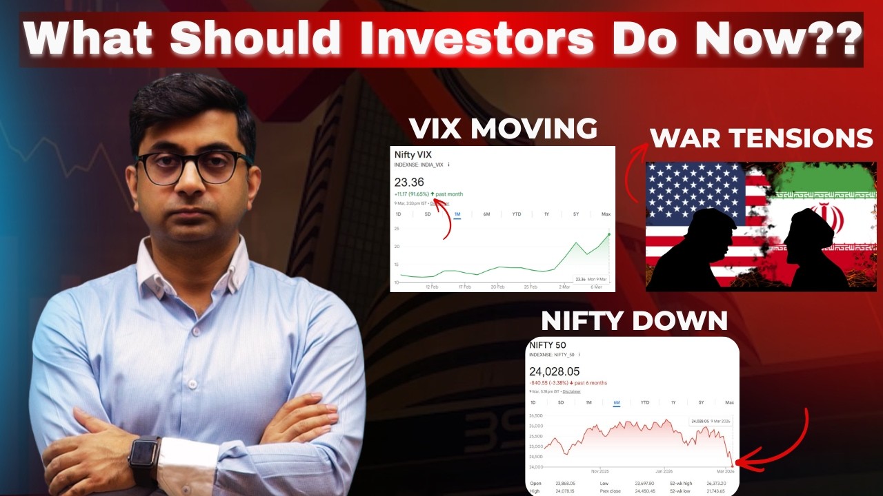 Markets React to War Tensions &mdash; What Should Investors Do? #MarketCorrection#WarImpact