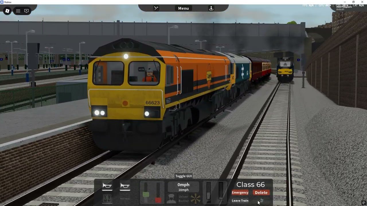 Roblox GCR route learning from gyles to renford central class 66