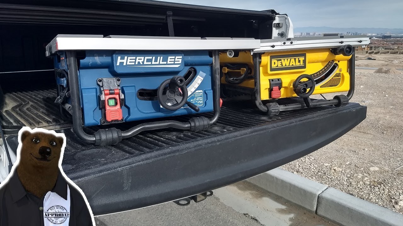 Hercules Table Saw vs DeWalt (Upstart vs the Champ)