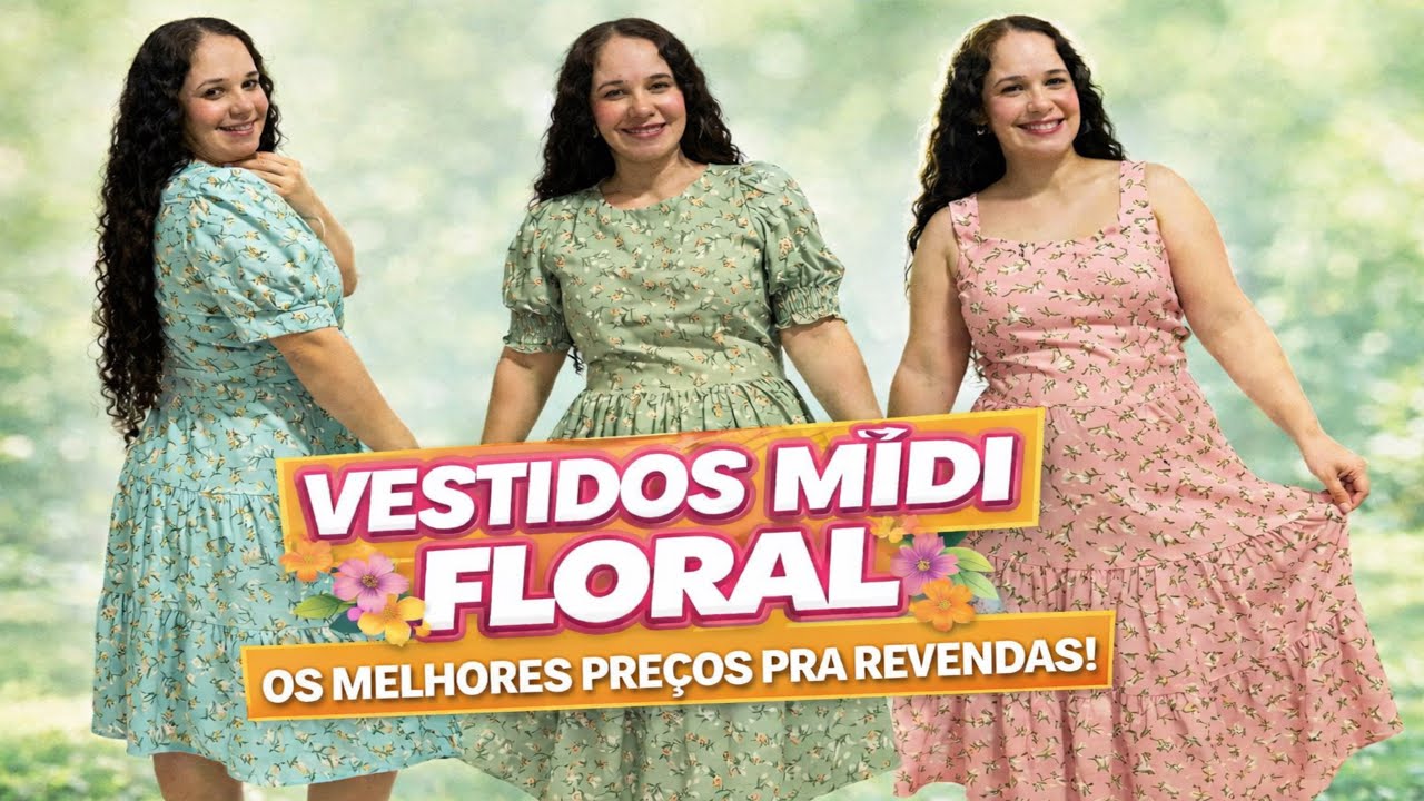 VESTIDOS DA LINHA PREMIUM NOVAS ESTAMPAS DE VERÃO!!!