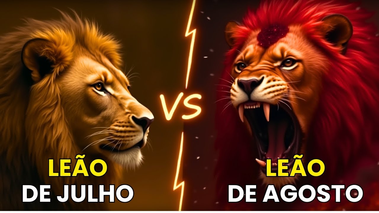 5 DIFEREN&Ccedil;AS ENTRE LEONINOS DE JULHO E DE AGOSTO &mdash; QUAL &Eacute; VOC&Ecirc;?