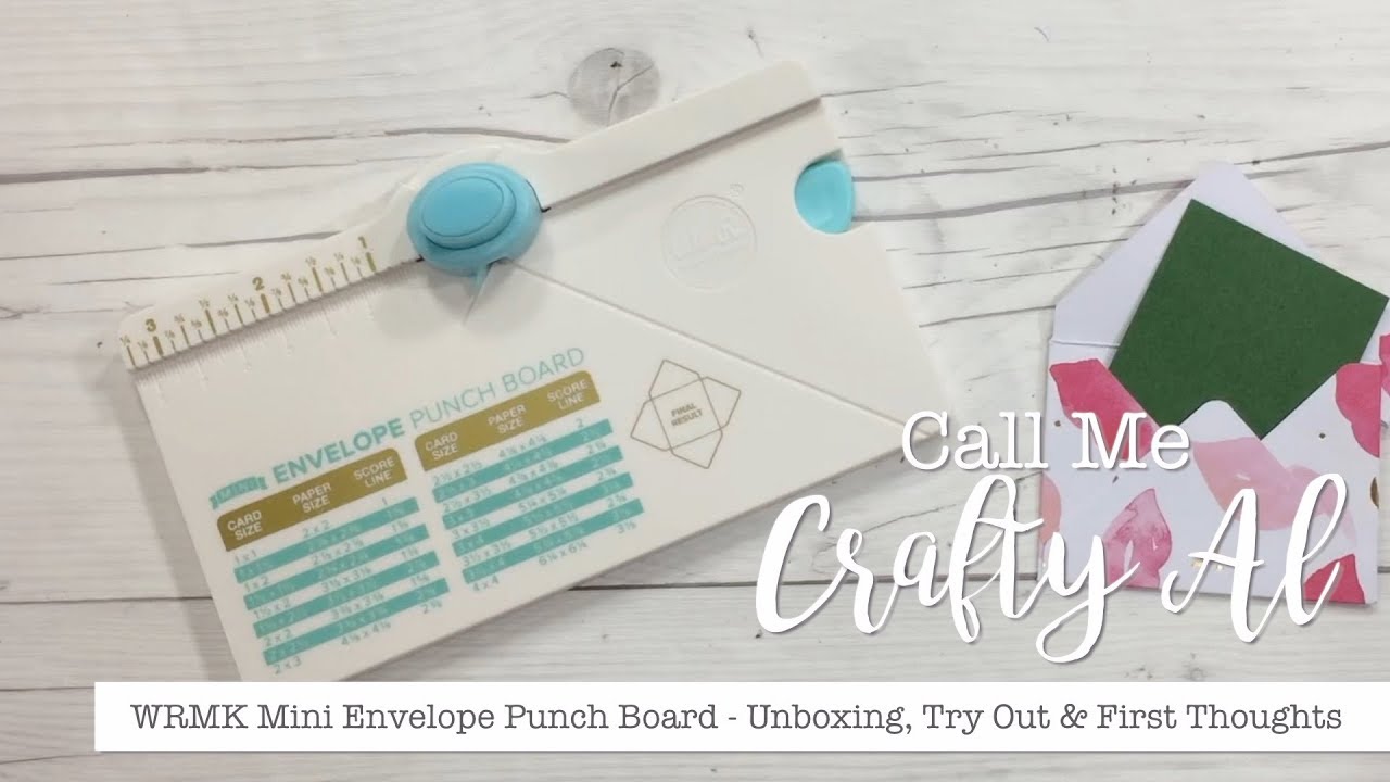 Mini Envelope Punch Board | Unboxing, Try Out & First Thoughts